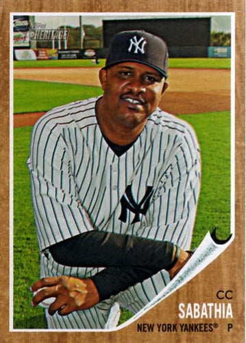 #48 CC Sabathia - New York Yankees - 2011 Topps Heritage Baseball