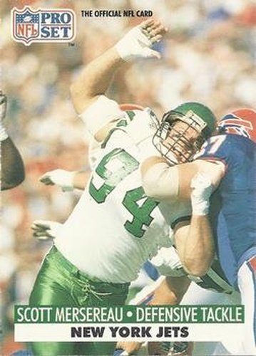 #248 Scott Mersereau - New York Jets - 1991 Pro Set Football