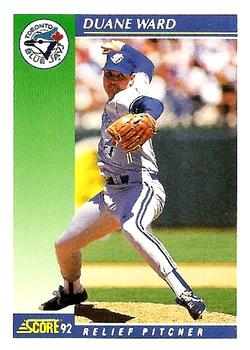 #48 Duane Ward - Toronto Blue Jays - 1992 Score Baseball