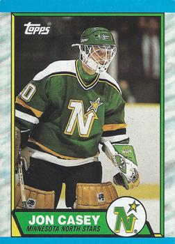 #48 Jon Casey - Minnesota North Stars - 1989-90 Topps Hockey