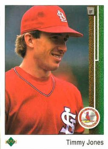 #348 Timmy Jones - St. Louis Cardinals - 1989 Upper Deck Baseball