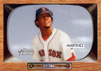 #48b Pedro Martinez - Boston Red Sox - 2004 Bowman Heritage Baseball
