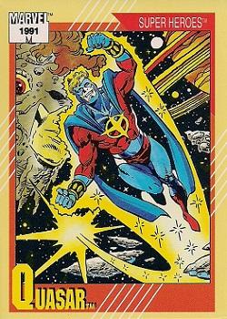 #49 Quasar - 1991 Impel Marvel Universe Series II