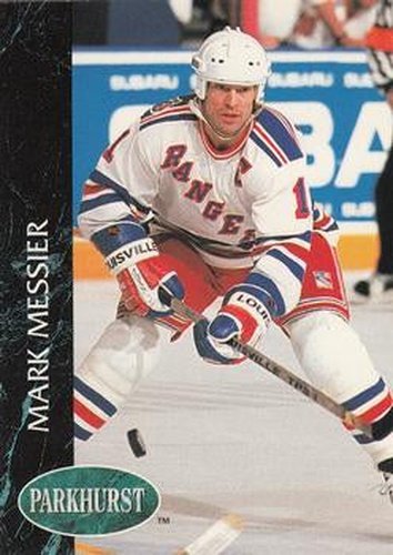 #111 Mark Messier - New York Rangers - 1992-93 Parkhurst Hockey