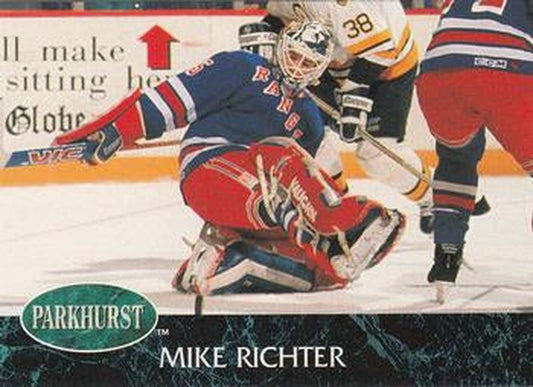 #112 Mike Richter - New York Rangers - 1992-93 Parkhurst Hockey
