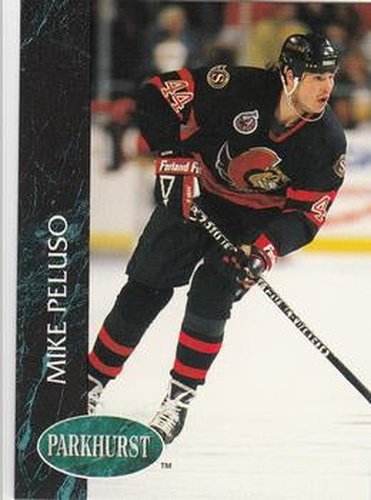 #118 Mike Peluso - Ottawa Senators - 1992-93 Parkhurst Hockey