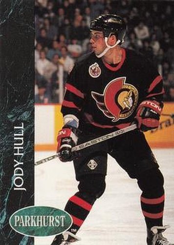 #119 Jody Hull - Ottawa Senators - 1992-93 Parkhurst Hockey