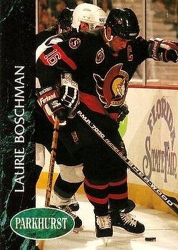 #122 Laurie Boschman - Ottawa Senators - 1992-93 Parkhurst Hockey