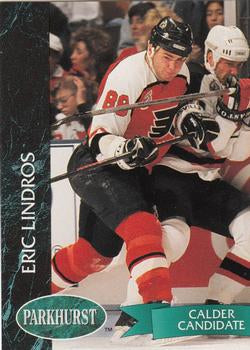 #128 Eric Lindros - Philadelphia Flyers - 1992-93 Parkhurst Hockey