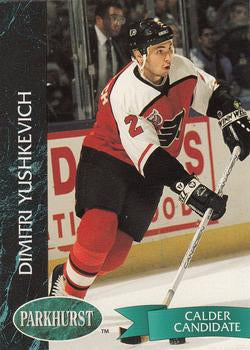 #133 Dimitri Yushkevich - Philadelphia Flyers - 1992-93 Parkhurst Hockey