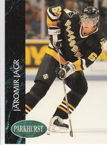 #135 Jaromir Jagr - Pittsburgh Penguins - 1992-93 Parkhurst Hockey