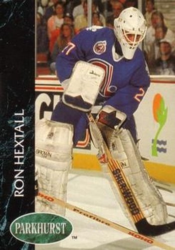 #144 Ron Hextall - Quebec Nordiques - 1992-93 Parkhurst Hockey