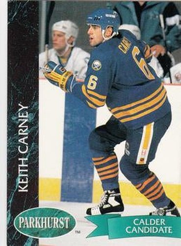#15 Keith Carney - Buffalo Sabres - 1992-93 Parkhurst Hockey