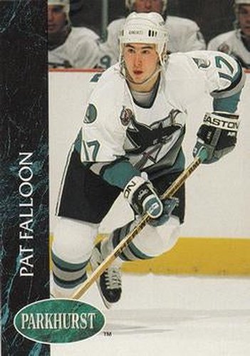 #161 Pat Falloon - San Jose Sharks - 1992-93 Parkhurst Hockey