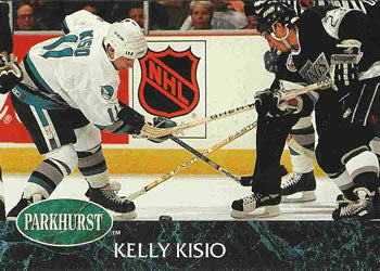 #166 Kelly Kisio - San Jose Sharks - 1992-93 Parkhurst Hockey