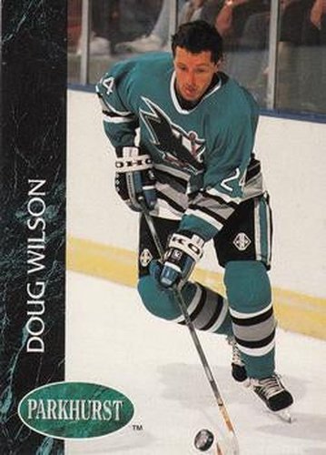 #167 Doug Wilson - San Jose Sharks - 1992-93 Parkhurst Hockey