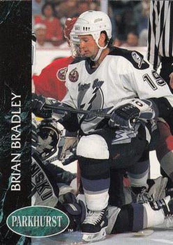 #174 Brian Bradley - Tampa Bay Lightning - 1992-93 Parkhurst Hockey