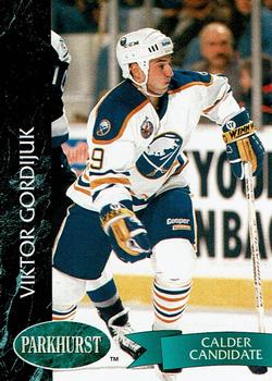 #17 Viktor Gordiouk - Buffalo Sabres - 1992-93 Parkhurst Hockey
