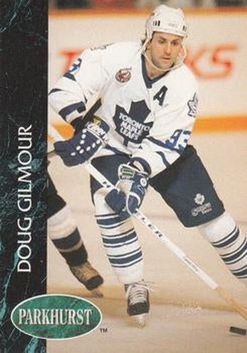 #183 Doug Gilmour - Toronto Maple Leafs - 1992-93 Parkhurst Hockey