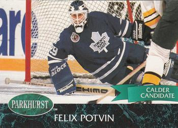 #187 Felix Potvin - Toronto Maple Leafs - 1992-93 Parkhurst Hockey