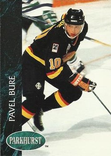 #188 Pavel Bure - Vancouver Canucks - 1992-93 Parkhurst Hockey