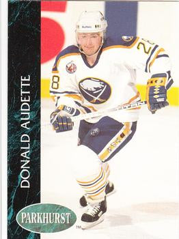 #18 Donald Audette - Buffalo Sabres - 1992-93 Parkhurst Hockey