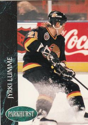 #191 Jyrki Lumme - Vancouver Canucks - 1992-93 Parkhurst Hockey