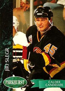 #196 Jiri Slegr - Vancouver Canucks - 1992-93 Parkhurst Hockey