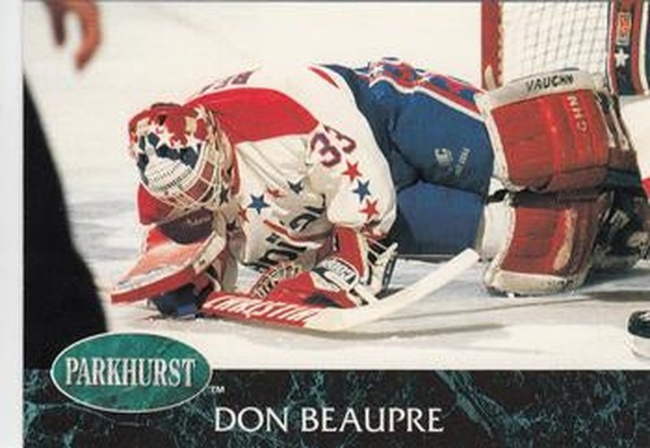 #197 Don Beaupre - Washington Capitals - 1992-93 Parkhurst Hockey