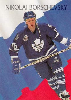 #216 Nikolai Borschevsky - Toronto Maple Leafs - 1992-93 Parkhurst Hockey