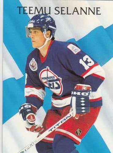 #217 Teemu Selanne - Winnipeg Jets - 1992-93 Parkhurst Hockey