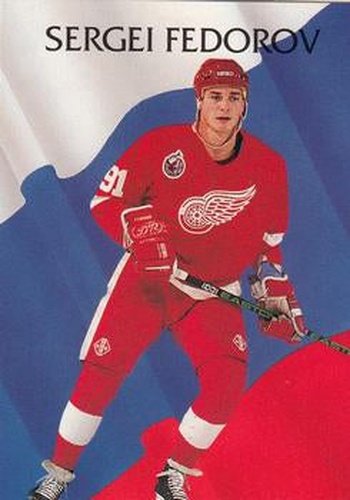 #219 Sergei Fedorov - Detroit Red Wings - 1992-93 Parkhurst Hockey