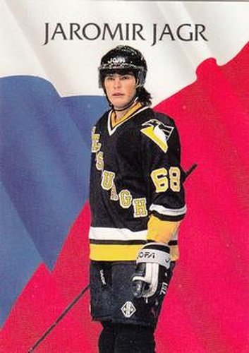 #220 Jaromir Jagr - Pittsburgh Penguins - 1992-93 Parkhurst Hockey