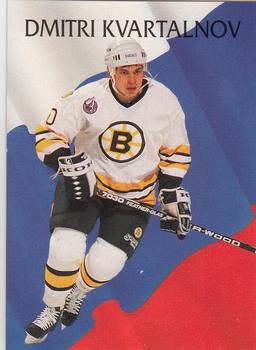 #222 Dmitri Kvartalnov - Boston Bruins - 1992-93 Parkhurst Hockey