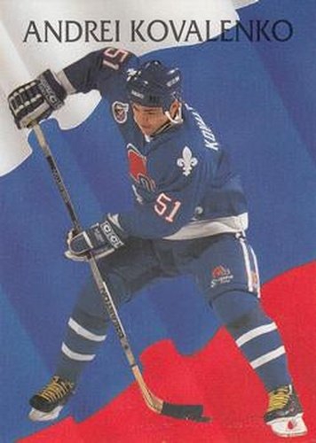 #223 Andrei Kovalenko - Quebec Nordiques - 1992-93 Parkhurst Hockey