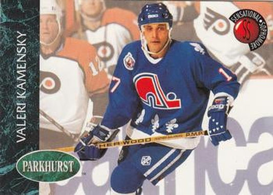 #230 Valeri Kamensky - Quebec Nordiques - 1992-93 Parkhurst Hockey