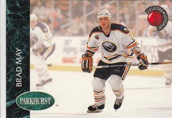 #240 Brad May - Buffalo Sabres - 1992-93 Parkhurst Hockey