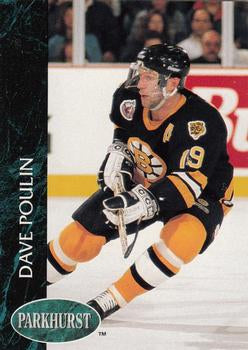 #242 Dave Poulin - Boston Bruins - 1992-93 Parkhurst Hockey