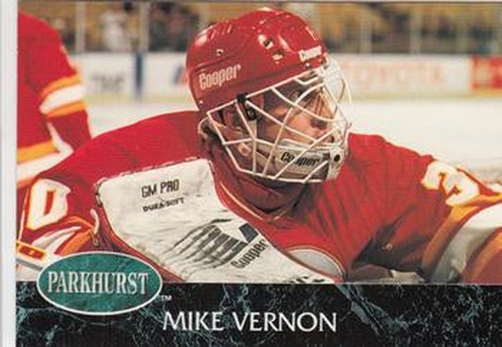 #24 Mike Vernon - Calgary Flames - 1992-93 Parkhurst Hockey