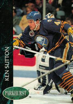 #254 Ken Sutton - Buffalo Sabres - 1992-93 Parkhurst Hockey