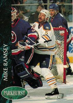 #256 Mike Ramsey - Buffalo Sabres - 1992-93 Parkhurst Hockey