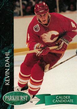 #261 Kevin Dahl - Calgary Flames - 1992-93 Parkhurst Hockey