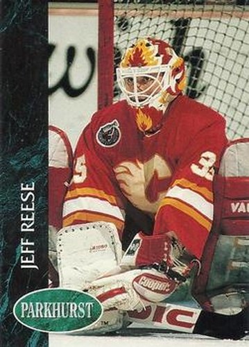 #264 Jeff Reese - Calgary Flames - 1992-93 Parkhurst Hockey