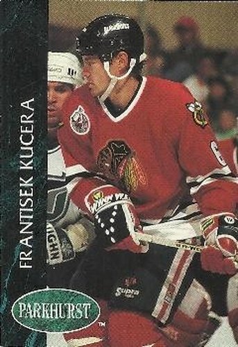 #269 Frantisek Kucera - Chicago Blackhawks - 1992-93 Parkhurst Hockey