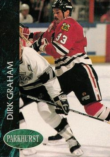 #271 Dirk Graham - Chicago Blackhawks - 1992-93 Parkhurst Hockey