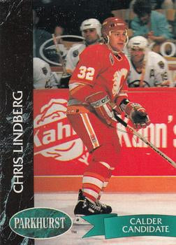 #27 Chris Lindberg - Calgary Flames - 1992-93 Parkhurst Hockey