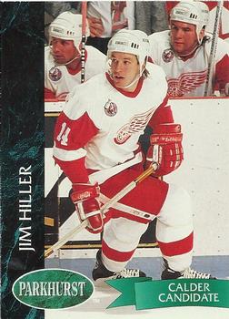 #281 Jim Hiller - Detroit Red Wings - 1992-93 Parkhurst Hockey