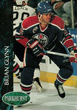 #287 Brian Glynn - Edmonton Oilers - 1992-93 Parkhurst Hockey