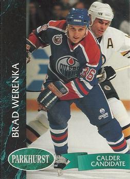 #289 Brad Werenka - Edmonton Oilers - 1992-93 Parkhurst Hockey