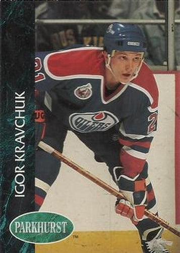 #291 Igor Kravchuk - Edmonton Oilers - 1992-93 Parkhurst Hockey